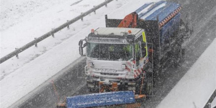 Imagen de una de las carreteras intransitables en el norte