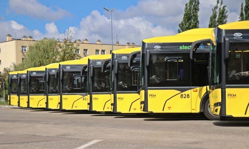 14 autobuses eléctricos Solaris llegan a Sosnowiec