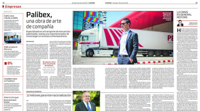 Portada del reportaje de La Razón a Jaime Colsa