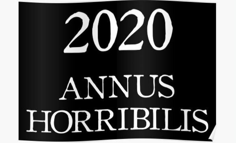 Etiqueta de 2020 Annus horribilis