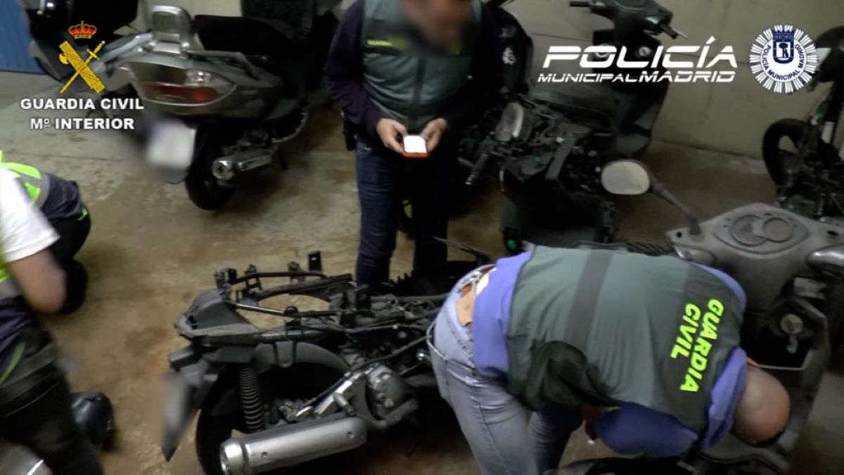 Operación “Sawara”. Foto: Guardia Civil/Policía Municipal de Madrid