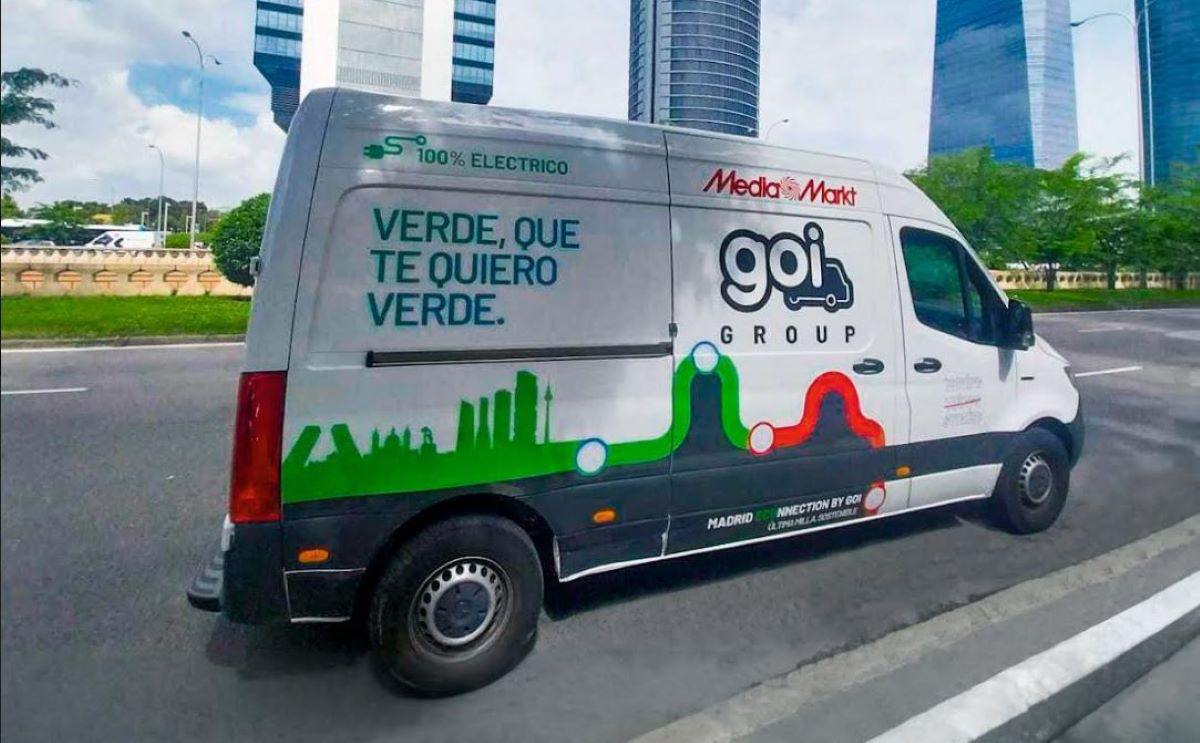 Furgoneta eléctrica. Foto: MediaMarkt/GOI