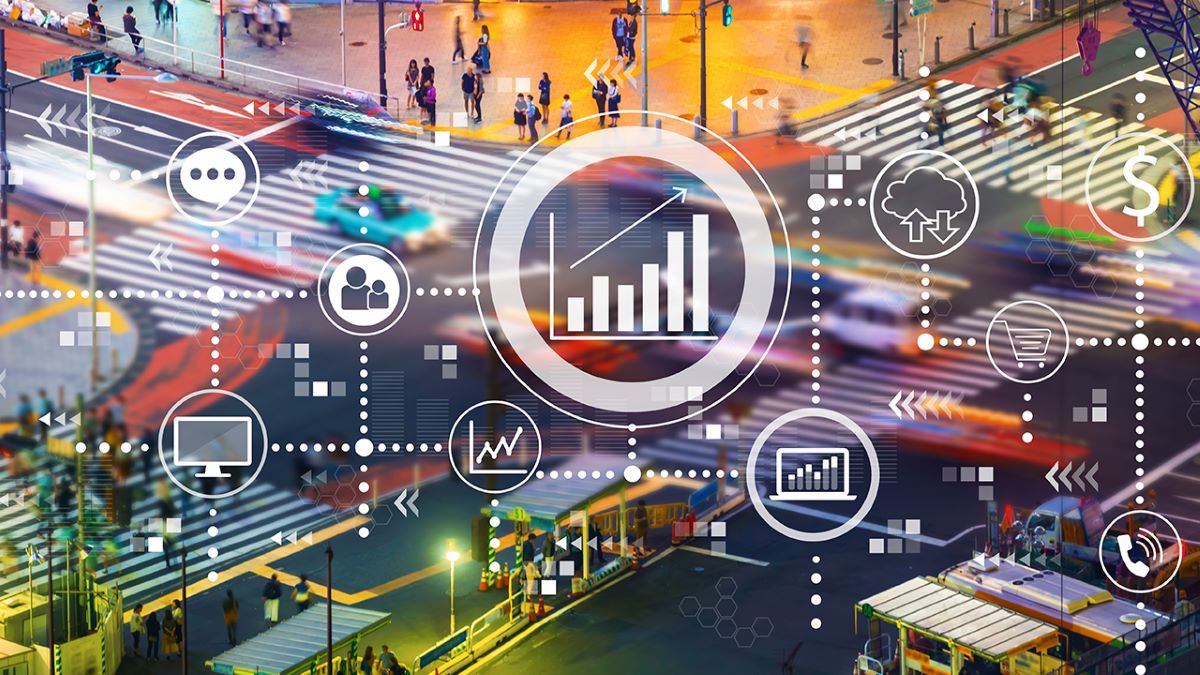 Imagen de sistema de transporte inteligente (ITS)