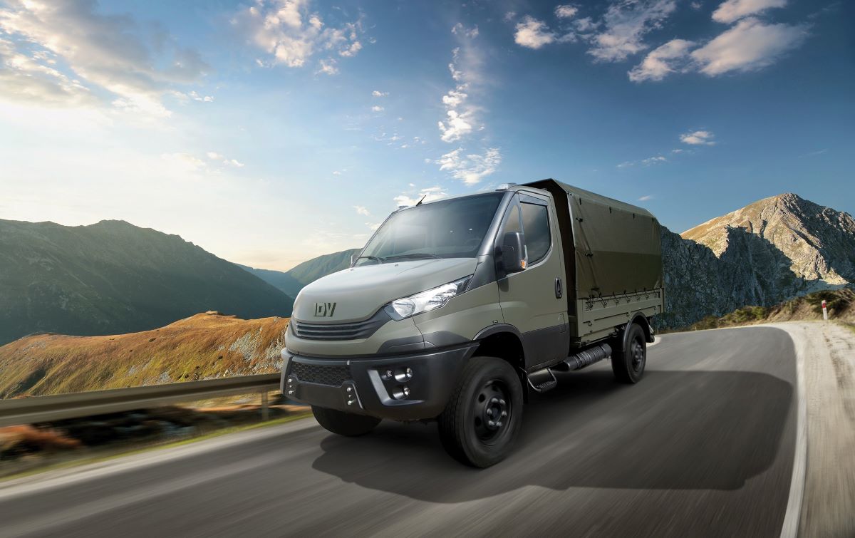 Imagen de uno de los vehículos ligeros de IDV del Grupo Iveco