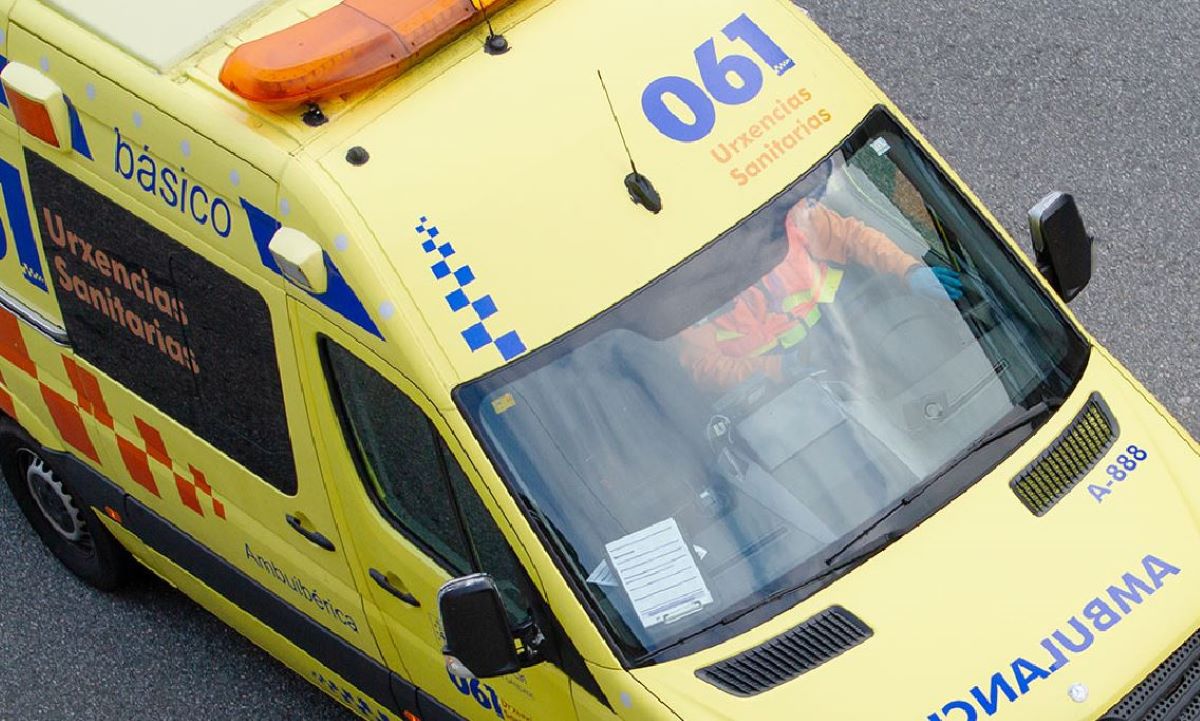 Imagen de una ambulancia de Galicia. Foto de archivo