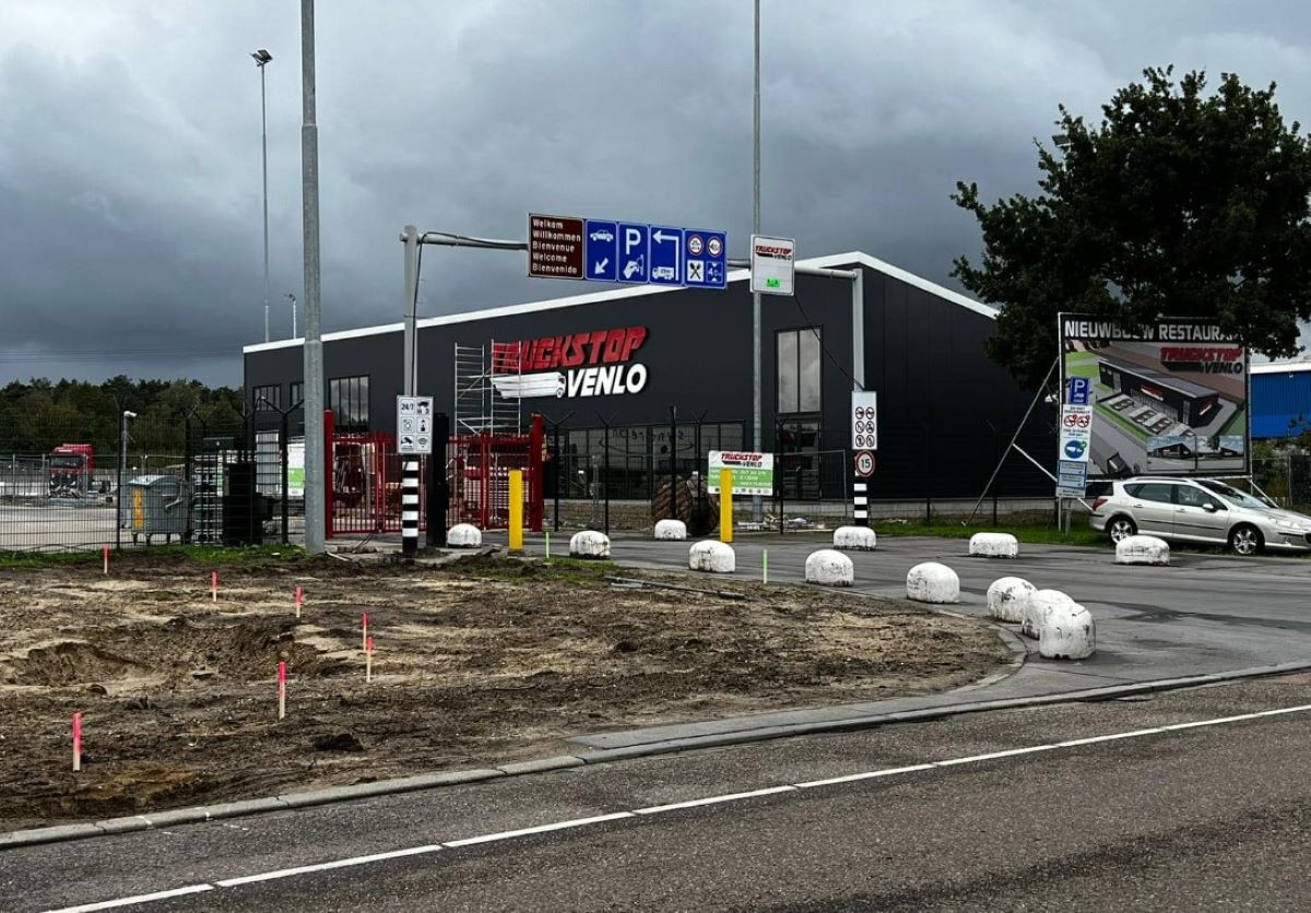 Imagen del nuevo truckstop en Venlo