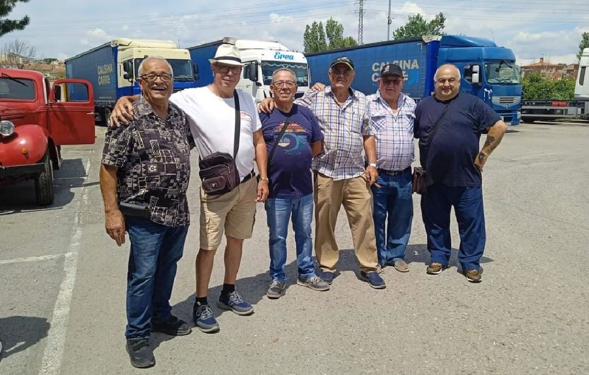 Imagen de "Camioneros de la vieja escuela" en Parets del Vallés. Foto: Begoña Urmeneta