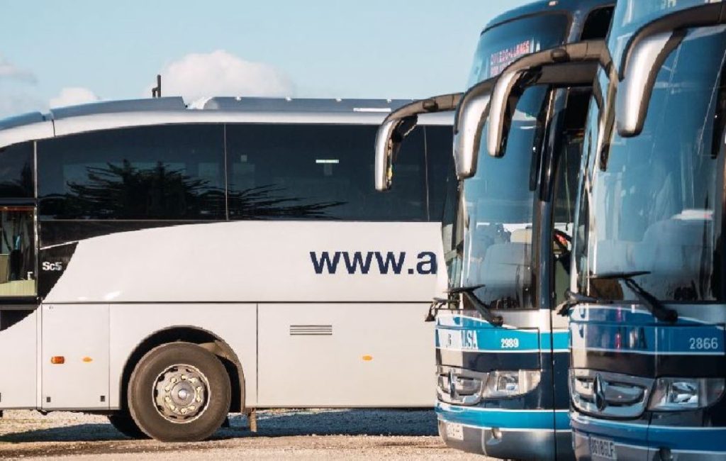 Imagen de autobuses de la empresa de transporte de viajeros Alsa. Foto: Comunicae