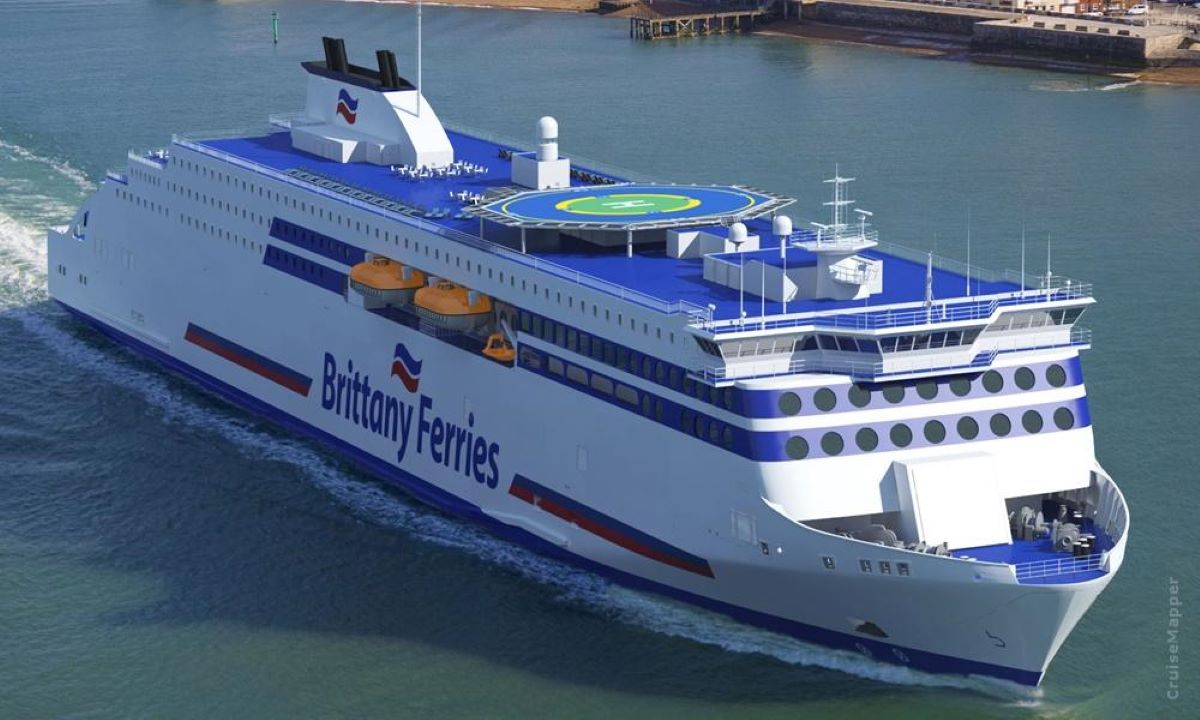 Imagen del buque Santoña. Foto Brittany Ferries