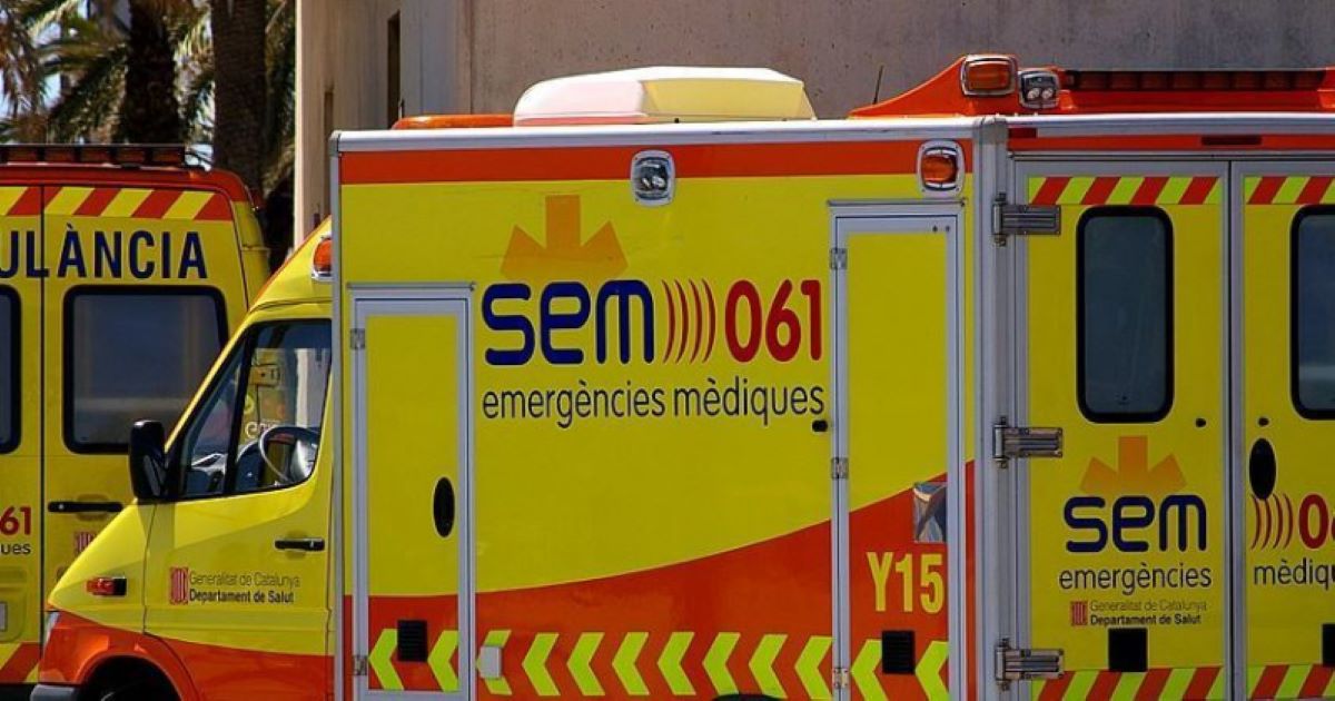 Imagen de una ambulancia de Cataluña. Foto de archivo