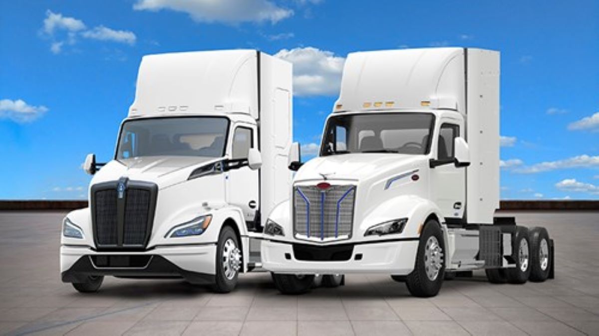Kenworth T680 y Peterbilt 579 Camiones de celda de combustible de hidrógeno
