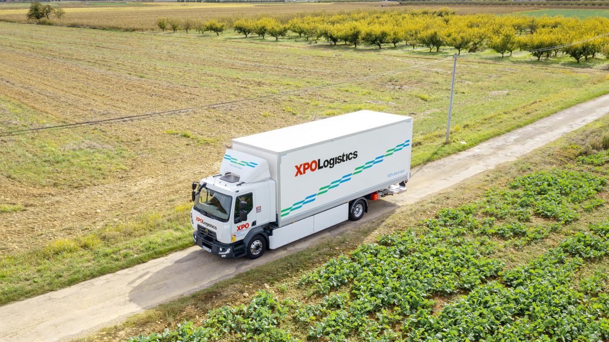 Imagen un camión de XPO Logistics, Foto