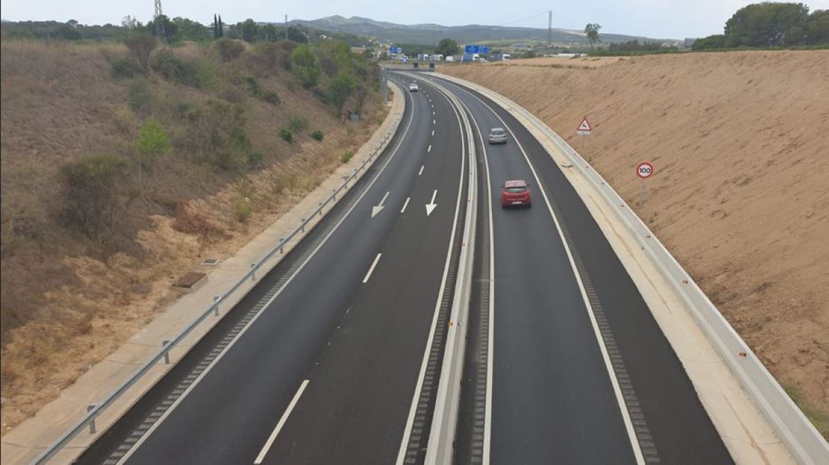 Imagen del nuevo tramo de la C-15. Foto: Generalitat de Catalunya