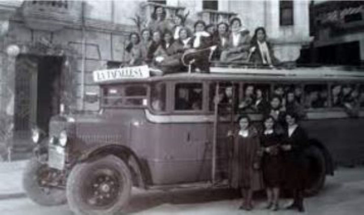 Imagen de un autobús de 1930. Foto: José Carlos López Jato
