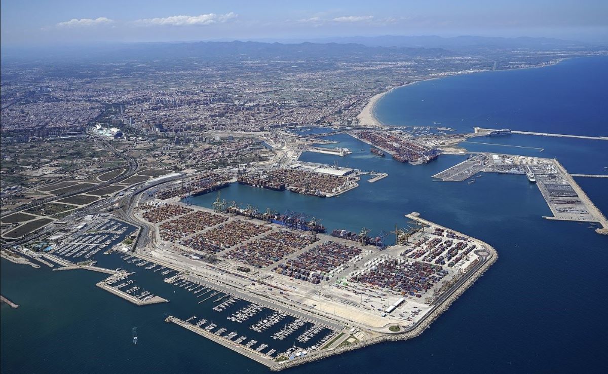 Imagen del puerto de Valencia. Foto: Valenciaport