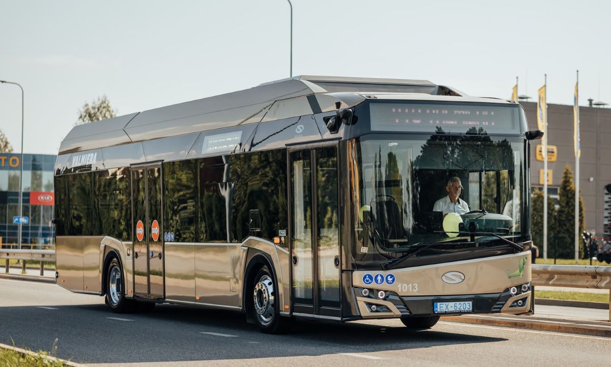 Imagen del Solaris Urbino 12 eléctrico. Foto: Solaris