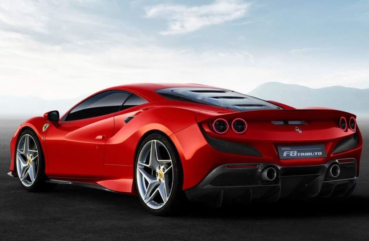 Imagen del Ferrari F8 Tributo. Foto de archivo