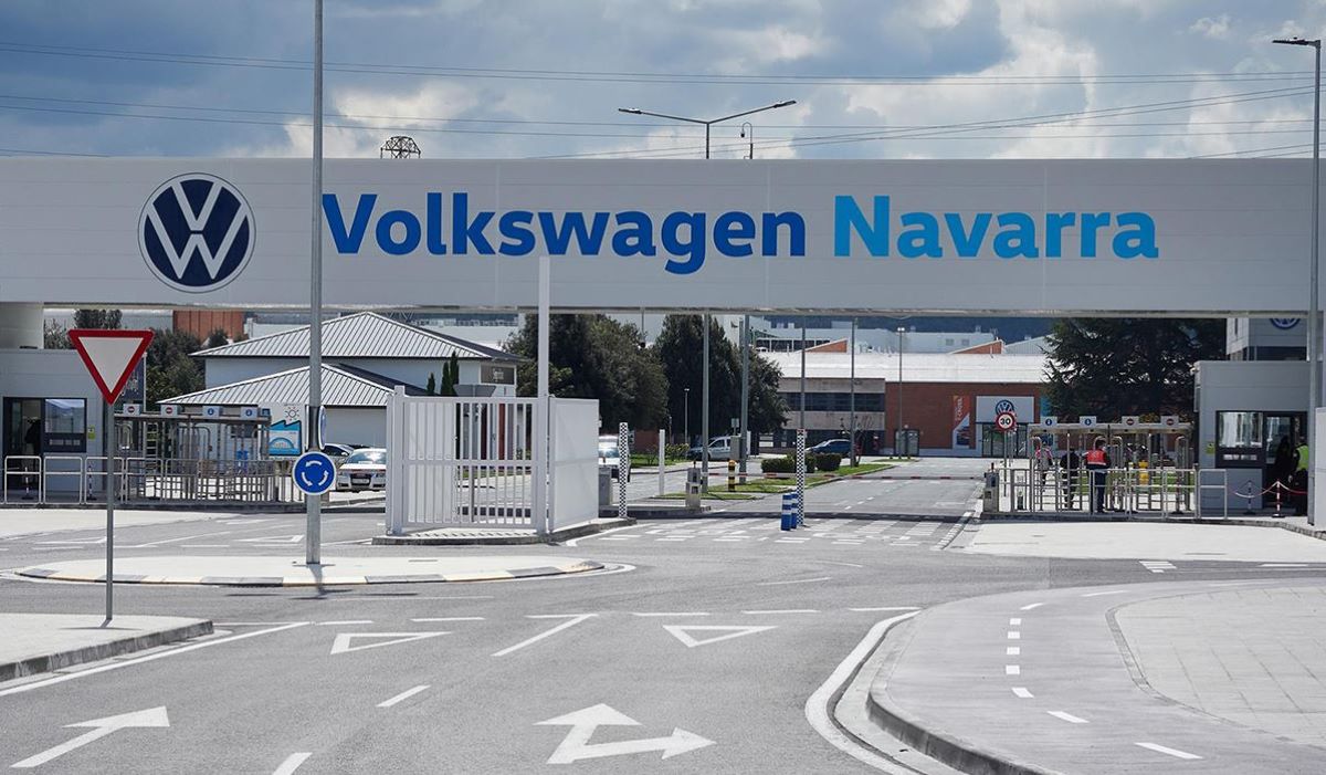 Imagen de la fábrica de Volkswagen en Navarra. Foto de archivo