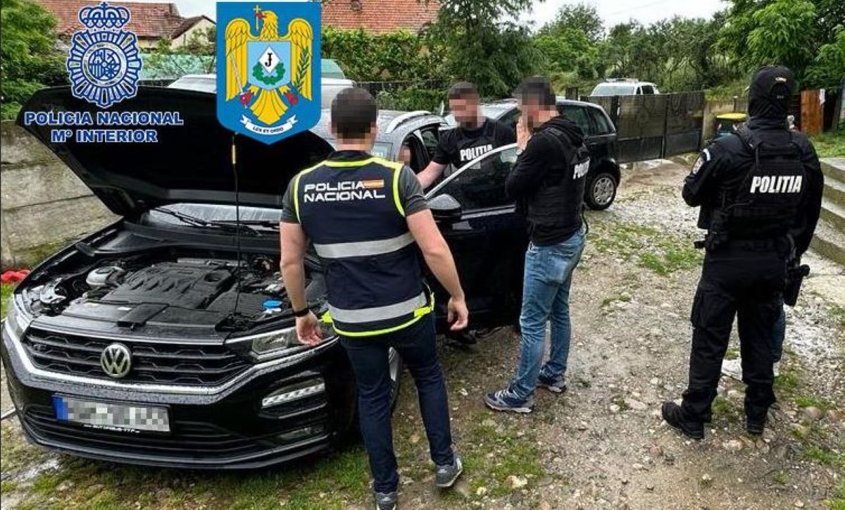 Operación conjunta de la Policía Nacional y la Policía de Rumanía. Foto: Policía Nacional
