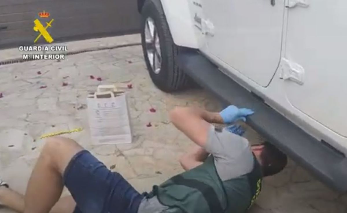 Imagen de la intervención de la Guardia Civil. Foto: Vídeo Guardia Civil