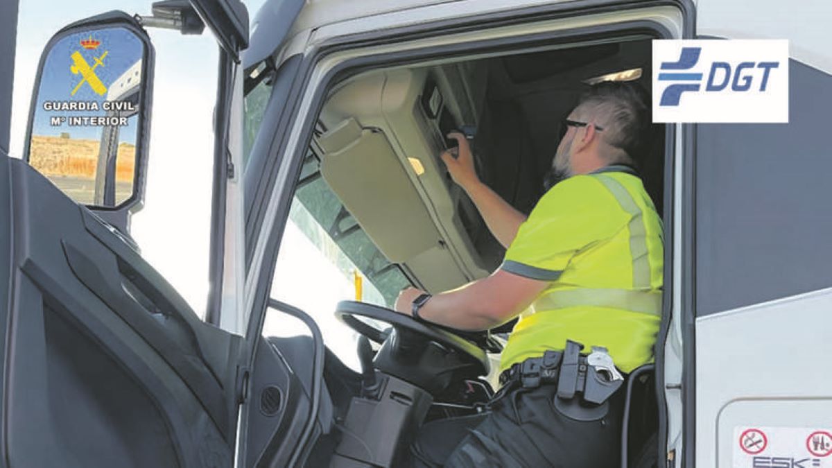 Imagen del control por la Guardia Civil. Foto: Guardia Civil