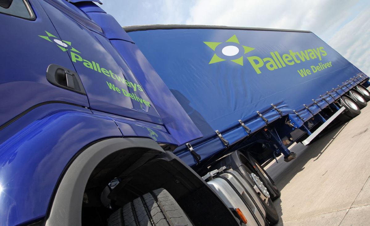 Imagen de un camión de Palletways. Foto: Palletways