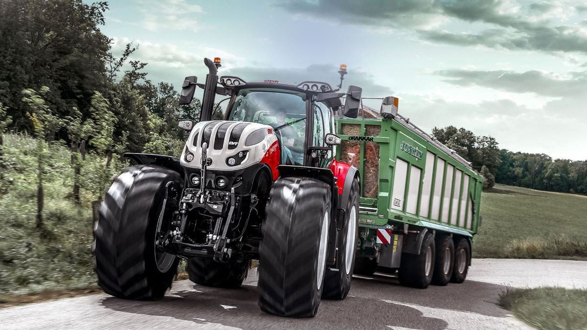 Imagen del tractor STEYR 6340 Terrus CVT. Fotos: STEYR Traktoren
