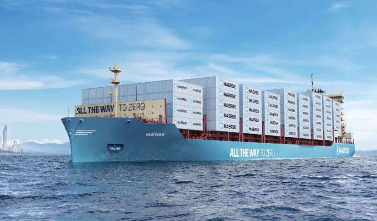 Imagen del buque de Maersk. Foto: Maersk