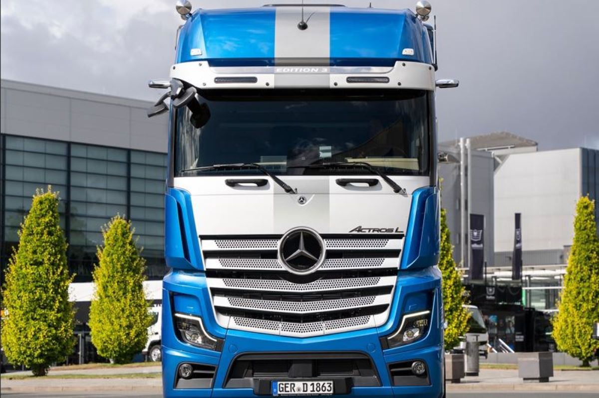 Imagen del Actros L Edition 3 especial. Fotos: Daimler Truck