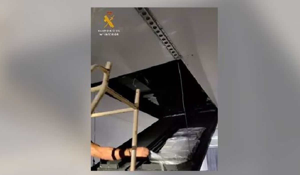 Imagen de la droga incautada. Foto: Guardia Civil