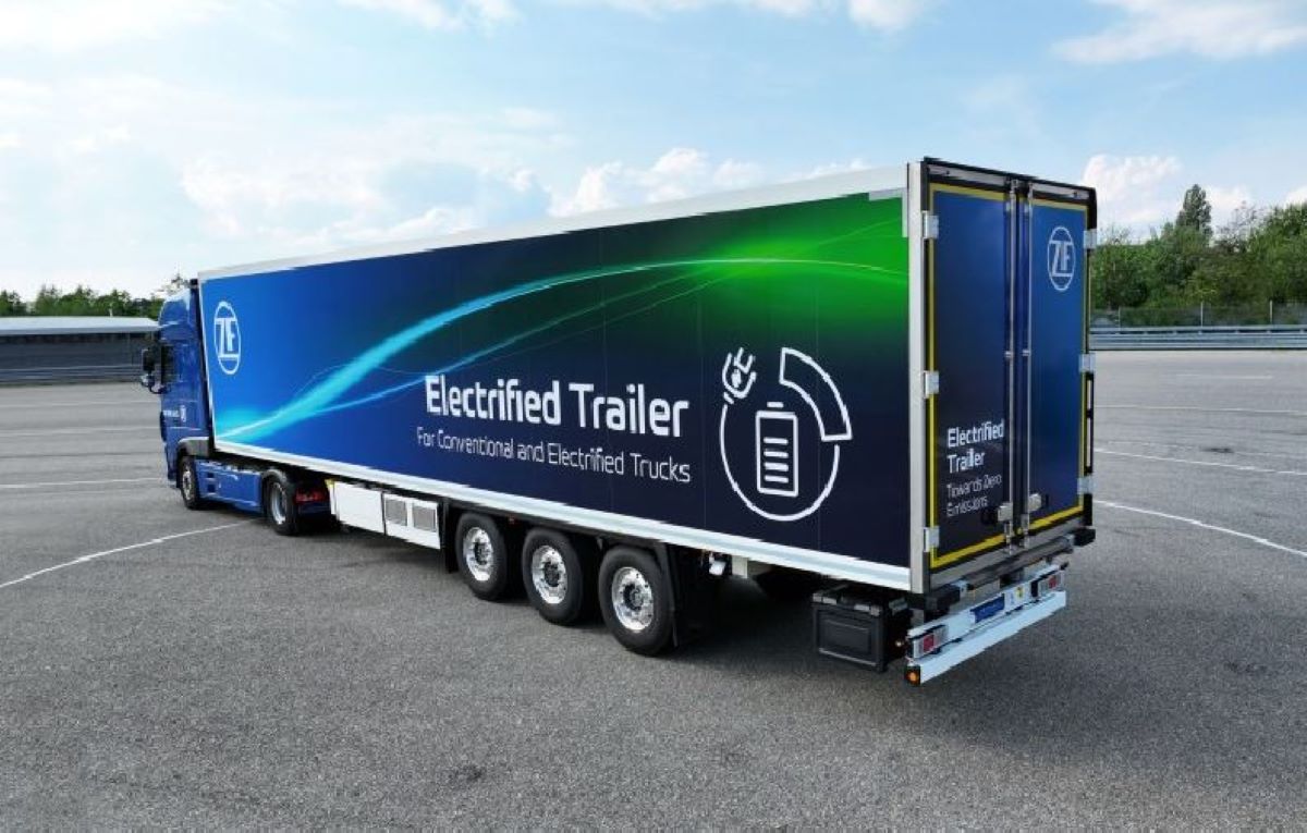 Imagen del remolque electrificado con la solucion ZF: Fotos ZF