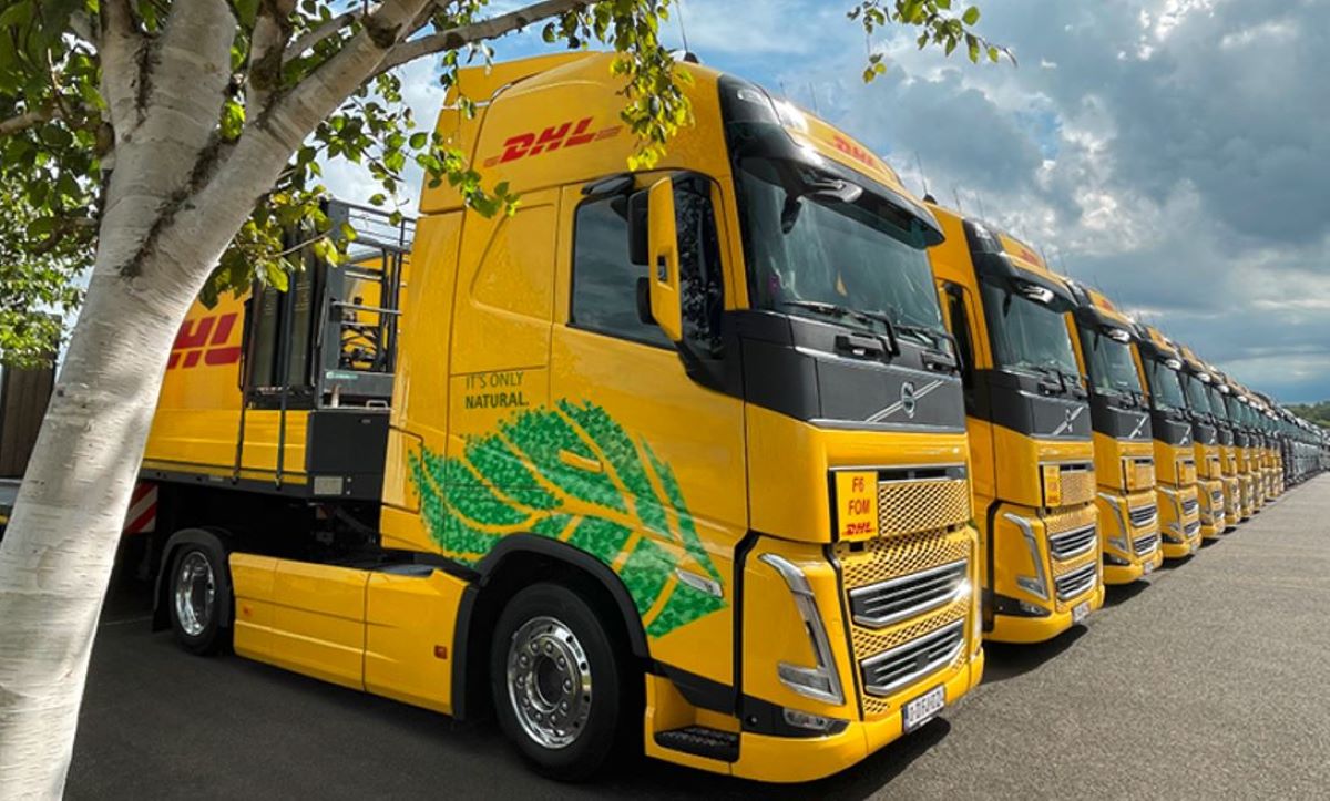 Imagen de los camiones que transportan todo de la Formula 1. Foto: AV. Comunicación
