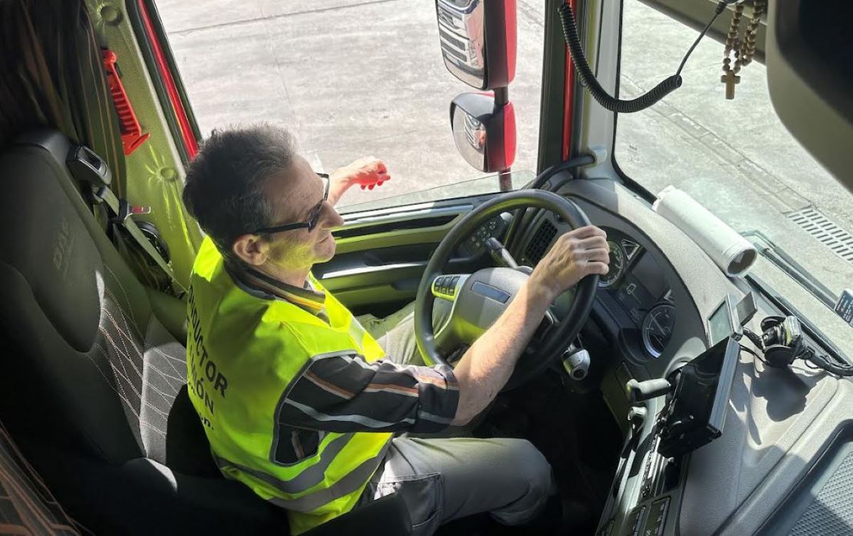 Imagen de un conductor de camión