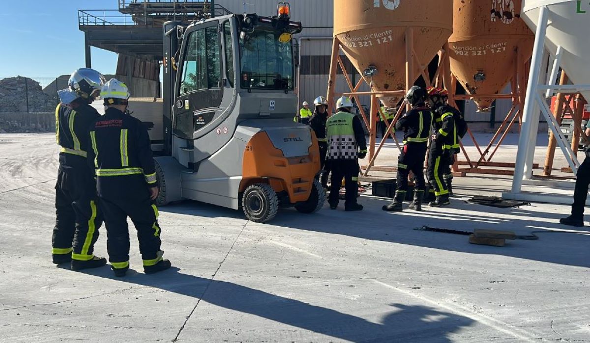 Lugar del accidente. Foto: @112cmadrid