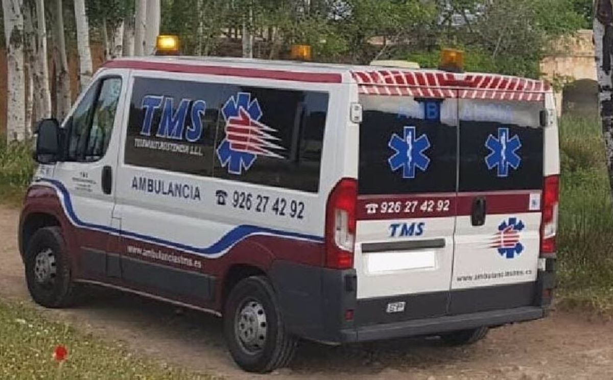 Imagen de una ambulancia de TMS Mutiasistencia. Foto: CCOO
