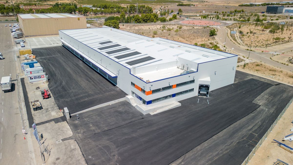 Imagen del nuevo HUB de TIPSA en Zaragoza. Foto: TIPSA