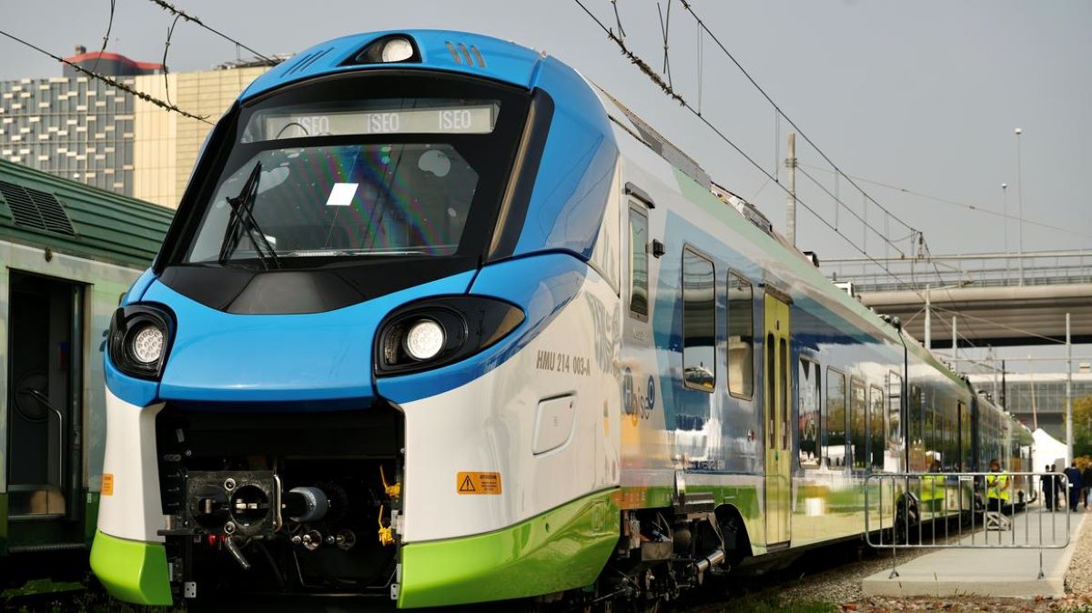 Imagen del Coradia Stream, impulsado por hidrógeno. Foto: Alstom