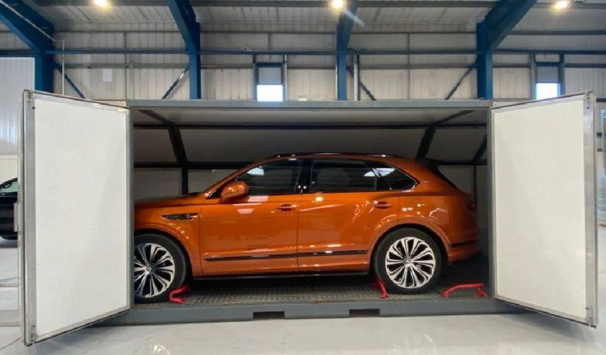 Imagen del carro Rhenus para el transporte de vehículos. Fotos. Rhenus Logistics