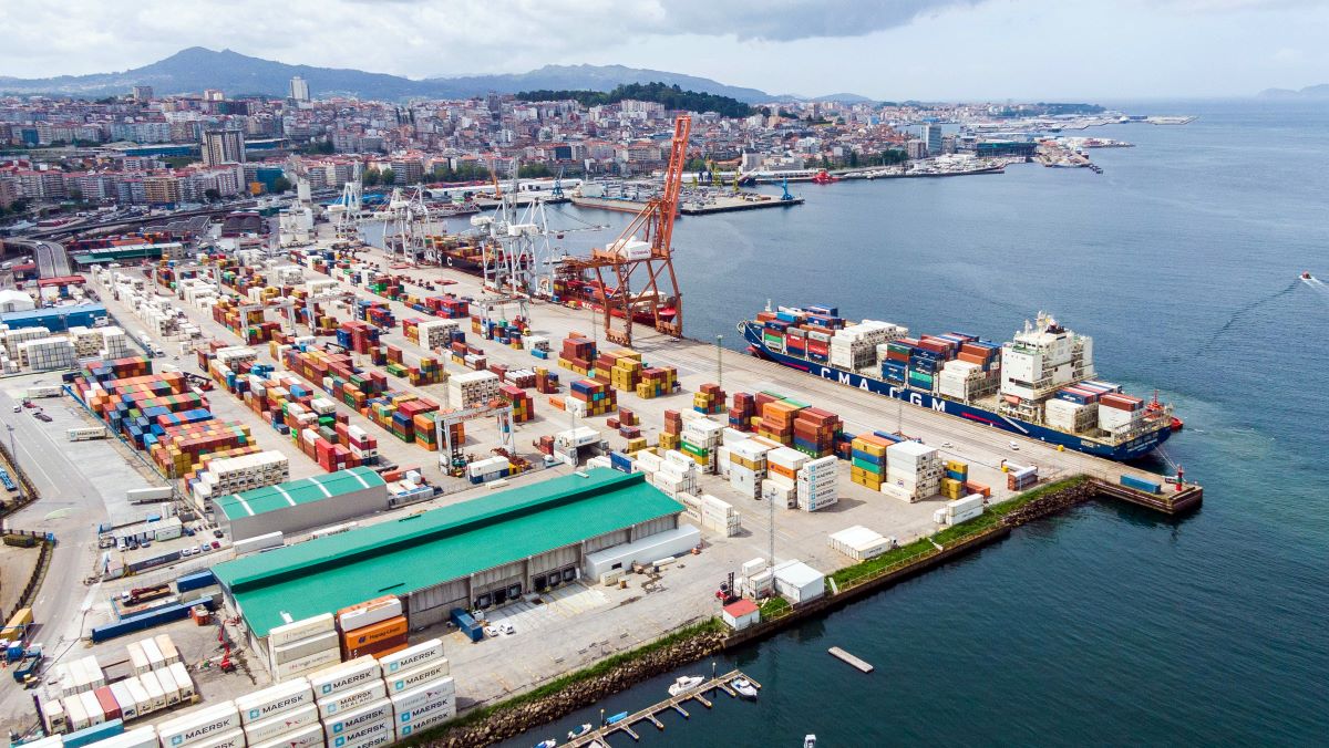 Imagen de tráfico portuario