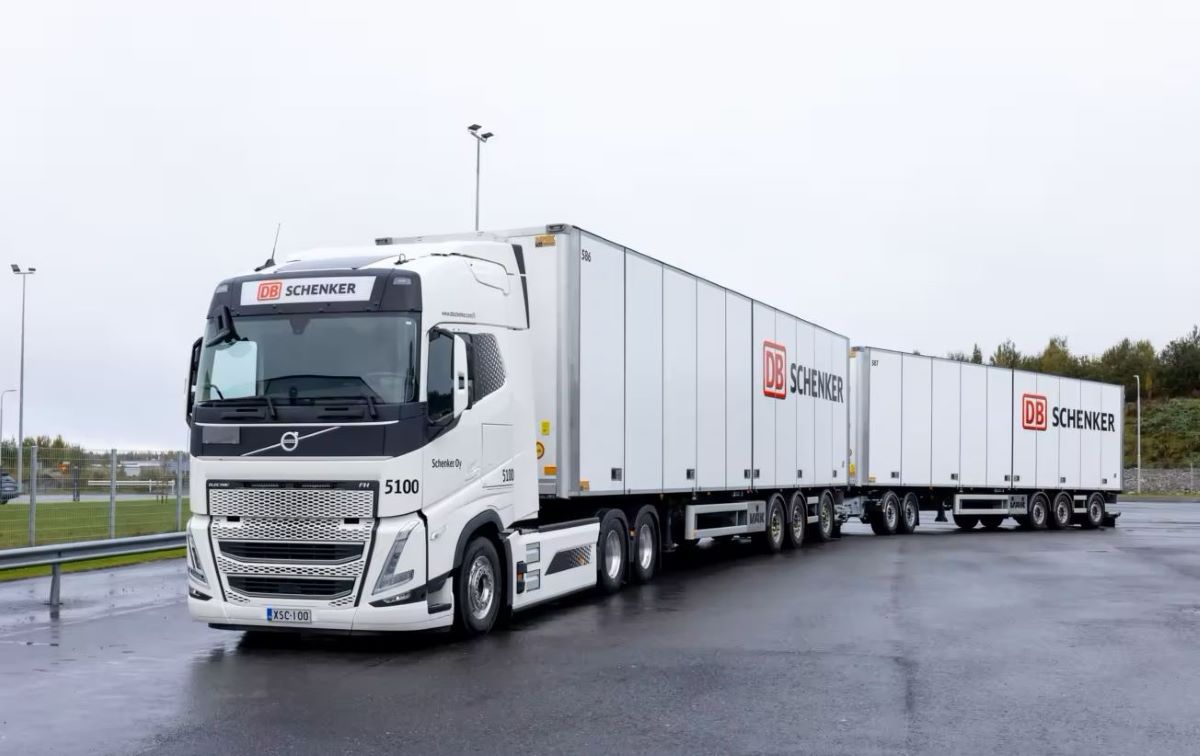 Imgen del Volvo FH Electric de DB Schenker. Fotos: Volvo Trucks
