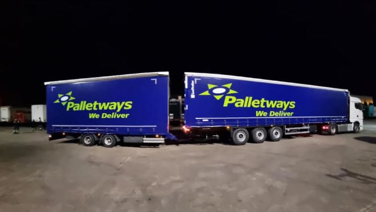 Imagen de un megacamión. Foto: Palletways Iberia