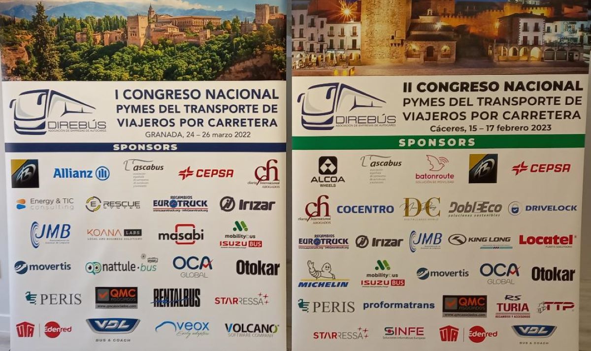Imagen de los dos congresos anteriores. Foto: Direbus