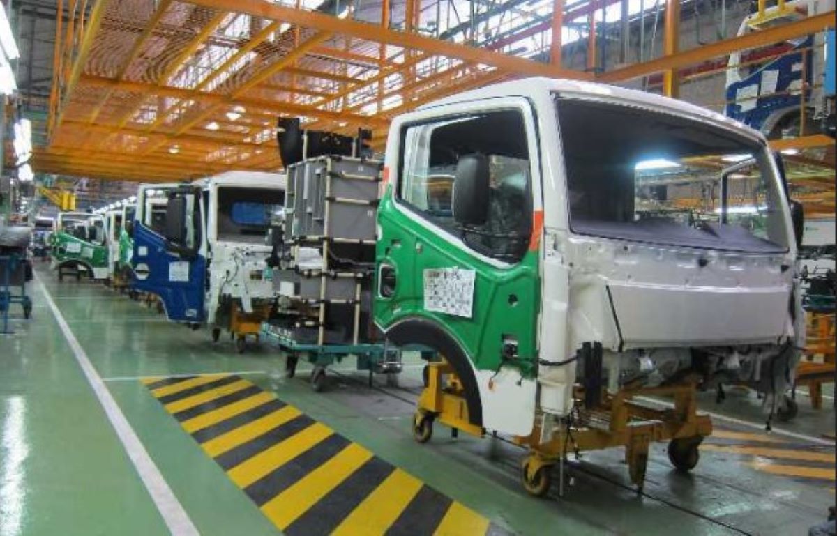 Imagen de una fábrica de Nissan. Foto de archivo