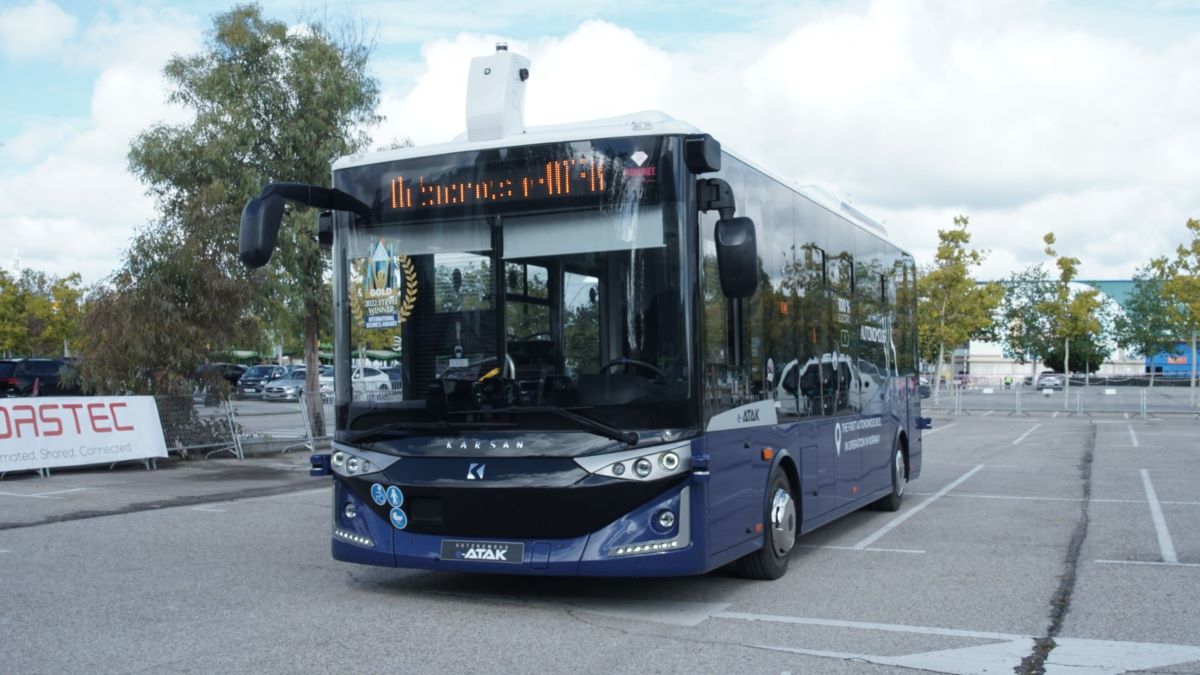 Imagen del autobús autónomo de Karsan. Fotos: Karsan