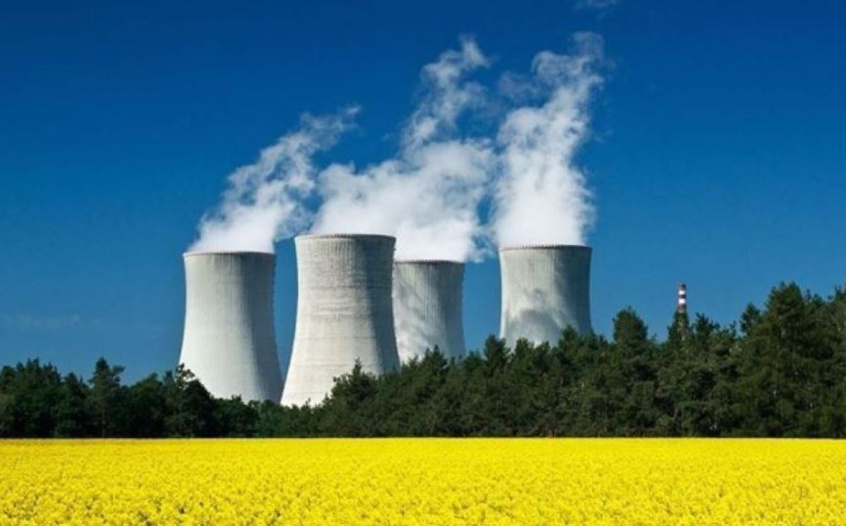 Imagen de una central nuclear. Foto de archivo
