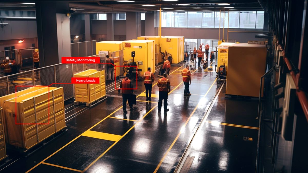 Imagen de un almacén logístico. Foto: DHL