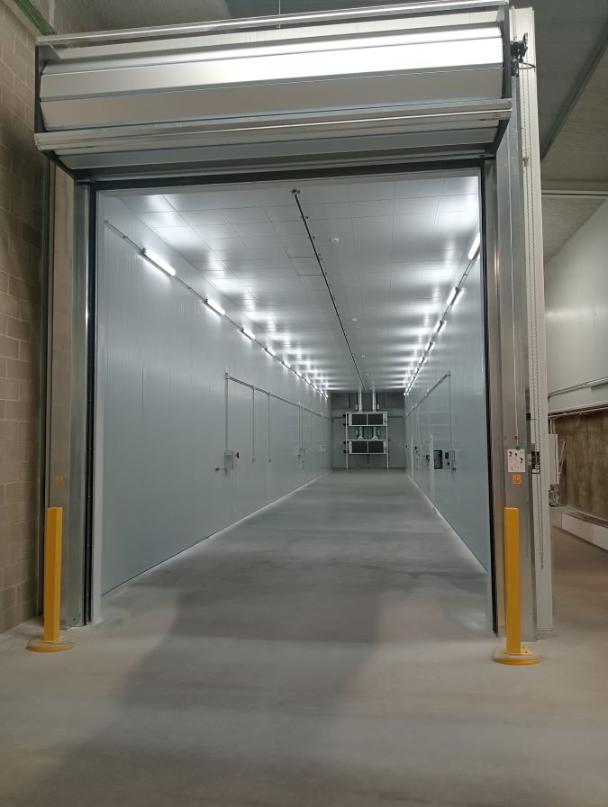 Túnel de frío en Benavente, Foto: CETEMET