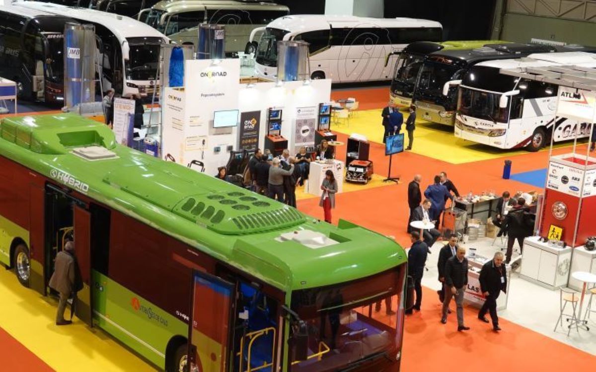 Imagen de la feria ExpoBus Iberia celebrada en 2019. Foto: ExpoBus Iberia