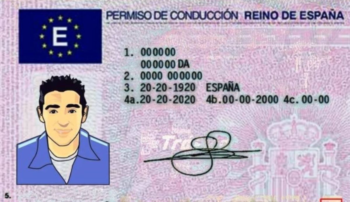 Permiso de conducir. Foto de archivo