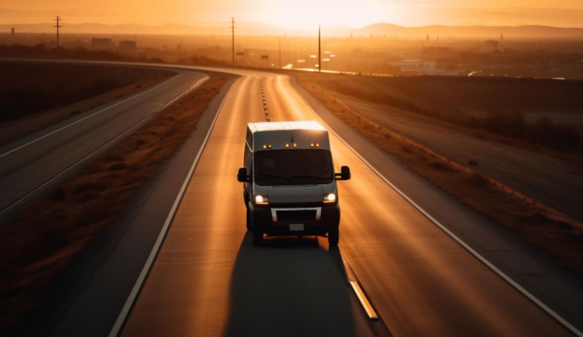 Una furgoneta en carretera. Foto: Inniauto